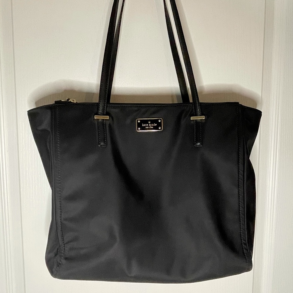 Kate Spade Nylon Black Tote Bag- great for Laptop!